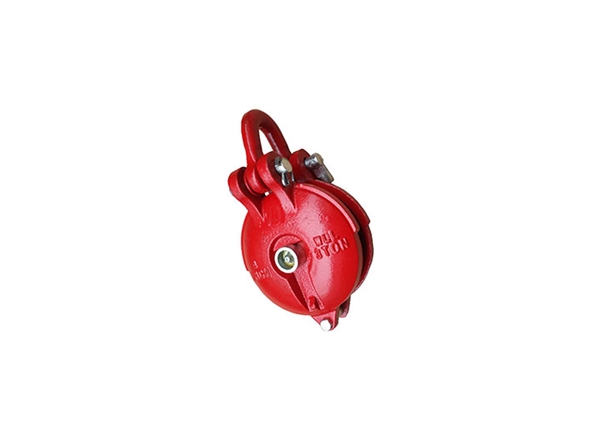 Red Snatch Block With Shackle